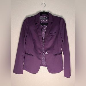 THE LIMITED PURPLE BLAZER